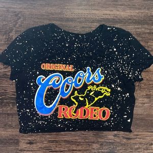 Original Coors Rodeo Cropped Tee